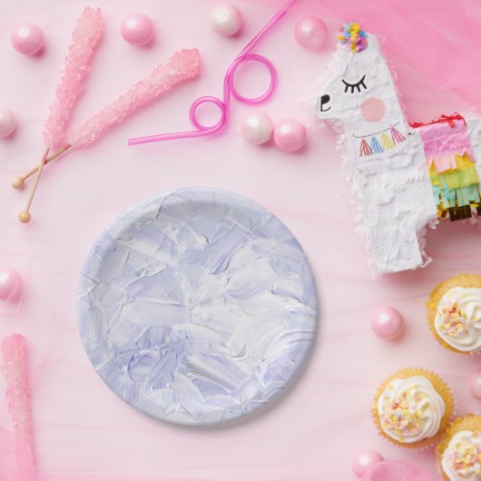 Paper Plates 17,8 cm - Paint Pattern Pappteller (Party)