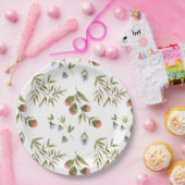 Paper Plates 22,9 cm - Flower Pattern Pappteller (Party)