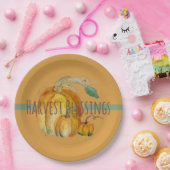 Paper Plates: Harvest Blessings Pappteller (Party)