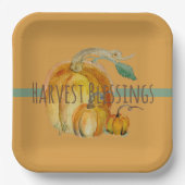Paper Plates: Harvest Blessings Pappteller (Vorderseite)