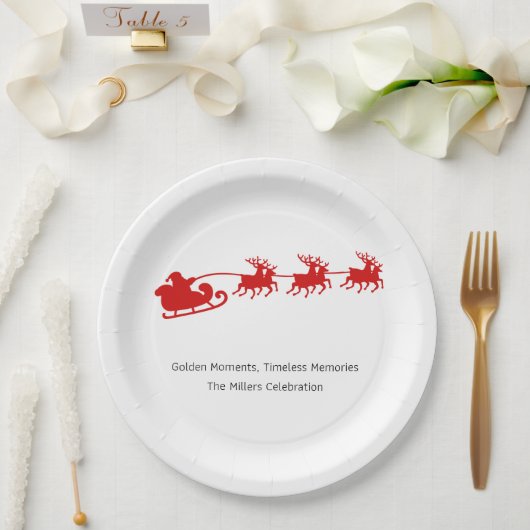 Paper Plates – Holiday Party Table Décor Pappteller (Hochzeit)