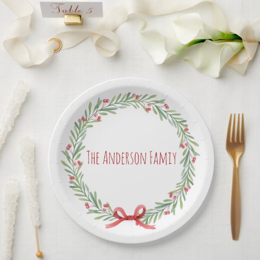 Paper Plates – Holiday  Table Décor Essentials Pappteller (Hochzeit)
