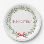 Paper Plates – Holiday  Table Décor Essentials Pappteller (Vorderseite)
