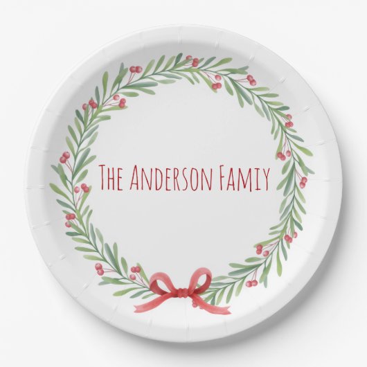 Paper Plates – Holiday  Table Décor Essentials Pappteller (Vorderseite)