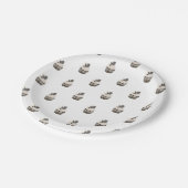 Paper Plates, Oreo Chocolate Cupcake Pappteller (Schrägansicht)