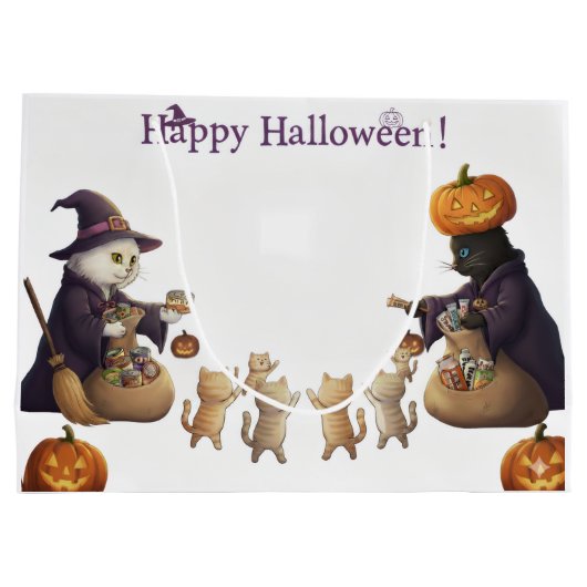 Paper&pukku happy halloween! große geschenktüte (Rückseite)