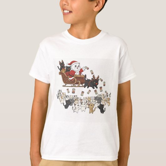 Paper&Pukku Merry Christmas! T-Shirt (Vorderseite)