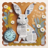 Paper Rabbit Coaster Untersetzer (Vorderseite)