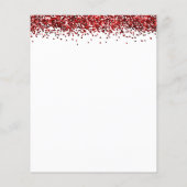 PAPER Red Glitter Flyer (Hinten)