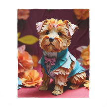 Paper Rokoko Norfolk Terrier Pastel Colors