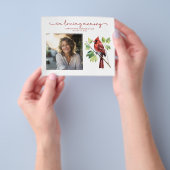 PAPER Roter Kardinal Gedenkprogramm Beerdigung Flyer (Gruppe)