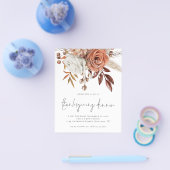 PAPER Rustic Fall Florals Erntedank Einladung Flyer (Einzeln)