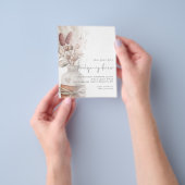 PAPER Rustikale Pampas Gras Erntedank Einladung Flyer (Gruppe)