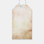 Paper Scroll Rustikales Land Vielen Dank Geschenkanhänger (Rückseite)