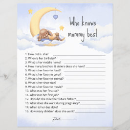 Paper Shee Spiel mit einem niedlichen Schlafplüsch