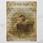 Paper-Sheet Music Art-O Holy Night (Vorderseite)