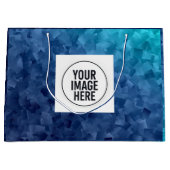 Paper Shopping Bag with Replaceable Image Große Geschenktüte (Vorderseite)