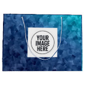 Paper Shopping Bag with Replaceable Image Große Geschenktüte (Rückseite)