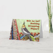 Paper Shredding Feiertagskarte (Vorderseite)