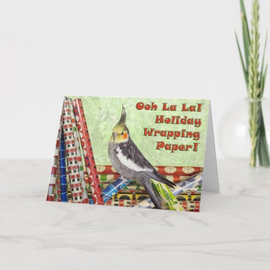 Paper Shredding Feiertagskarte (Vorderseite)