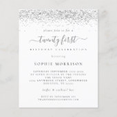 PAPER Silver Glitter Flyer (Vorne)