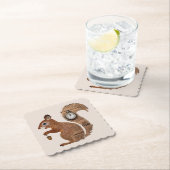 Paper Squirrel Coaster Untersetzer (Vor Ort)