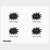 Paper Street Starface Aufkleber Oval (Blatt)
