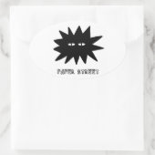 Paper Street Starface Aufkleber Oval (Tasche)