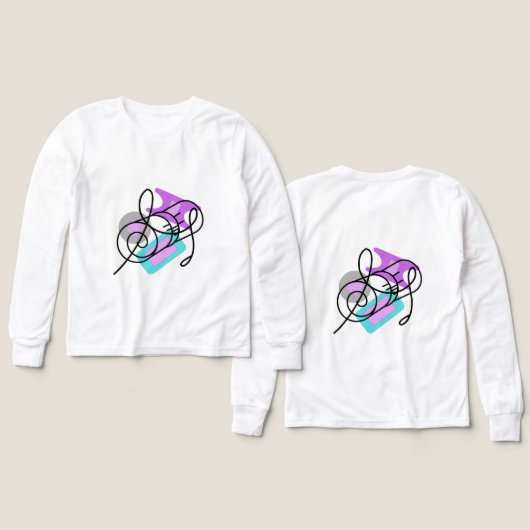 Paper String Bag Art Design - Minimalist (Design Vorderseite & Rückseite)