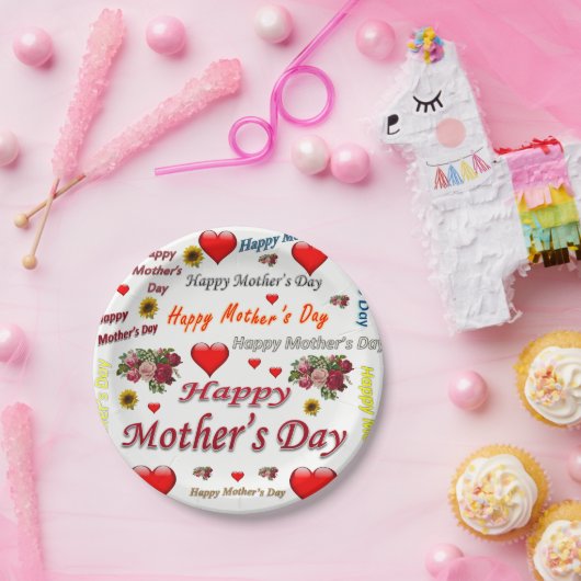 Paper Teller glücklich Muttertag (Party)