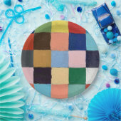Paper-Teller im Design von Funky Squares Pappteller (Party)