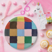 Paper-Teller im Design von Funky Squares Pappteller (Party)