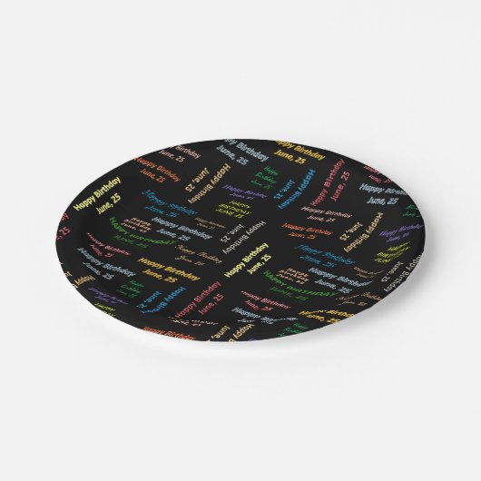 Paper Teller Juni, 25 Geburtstag (Schrägansicht)