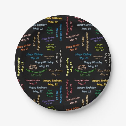 Paper Teller Mai, 22 Geburtstag (Vorderseite)