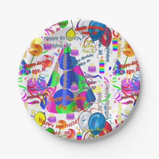 Paper Teller Mai, 30 Geburtstag (Vorderseite)