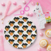 Paper Tellers 9"/Black Cat und Pumpkin Pappteller (Party)