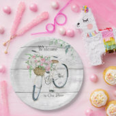 Paper Tellers 9" Welcome Spring Bicycle Pappteller (Party)