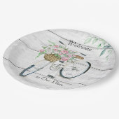 Paper Tellers 9" Welcome Spring Bicycle Pappteller (Schrägansicht)