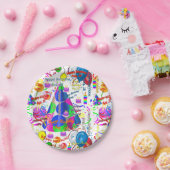 Paper Tellers August, 18 Geburtstag Pappteller (Party)