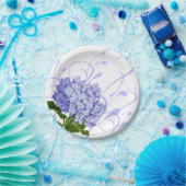 Paper Tellers-Blue Hydrangea Pappteller (Party)
