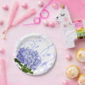 Paper Tellers-Blue Hydrangea Pappteller (Party)