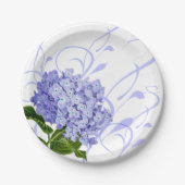 Paper Tellers-Blue Hydrangea Pappteller (Vorderseite)