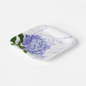 Paper Tellers-Blue Hydrangea Pappteller (Gewinkelt)