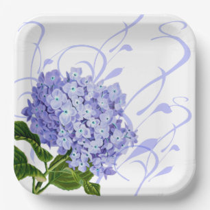 Paper Tellers-Blue Hydrangea Pappteller