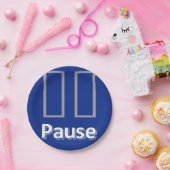 Paper Tellers Blue Pause Pappteller (Party)