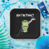 Paper Tellers, darf ich Frank sein, Frankenstein Pappteller (Party)