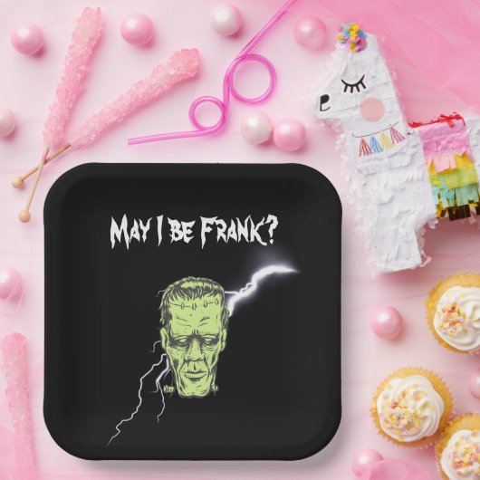Paper Tellers, darf ich Frank sein, Frankenstein Pappteller (Party)