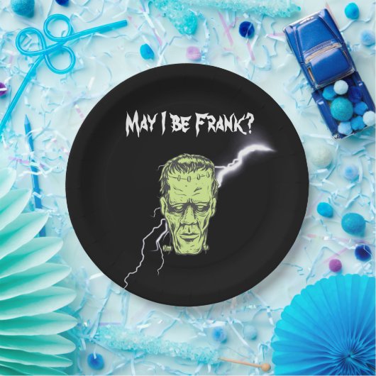 Paper Tellers, darf ich Frank sein, Frankenstein Pappteller (Party)