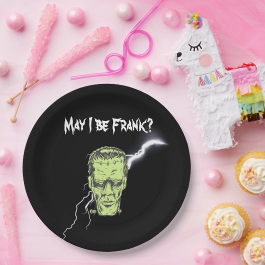 Paper Tellers, darf ich Frank sein, Frankenstein Pappteller (Party)