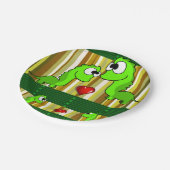 Paper Tellers Dinosaur Pappteller (Schrägansicht)